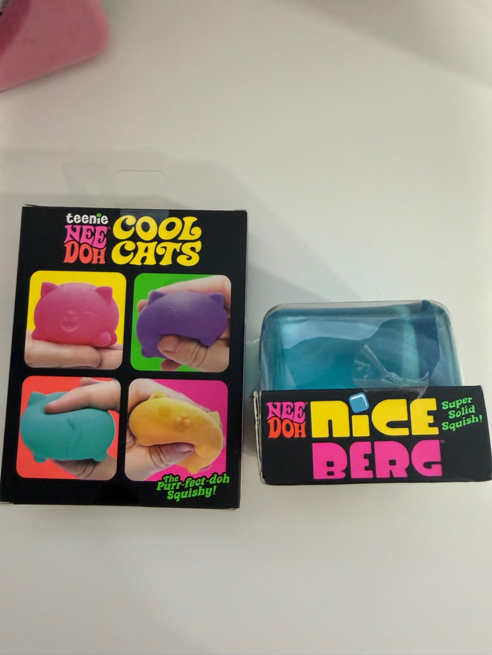 NeeDoh Teenie Cool Cats Nice Berg JUMBO Squishy Sensory Toy - VIRAL!